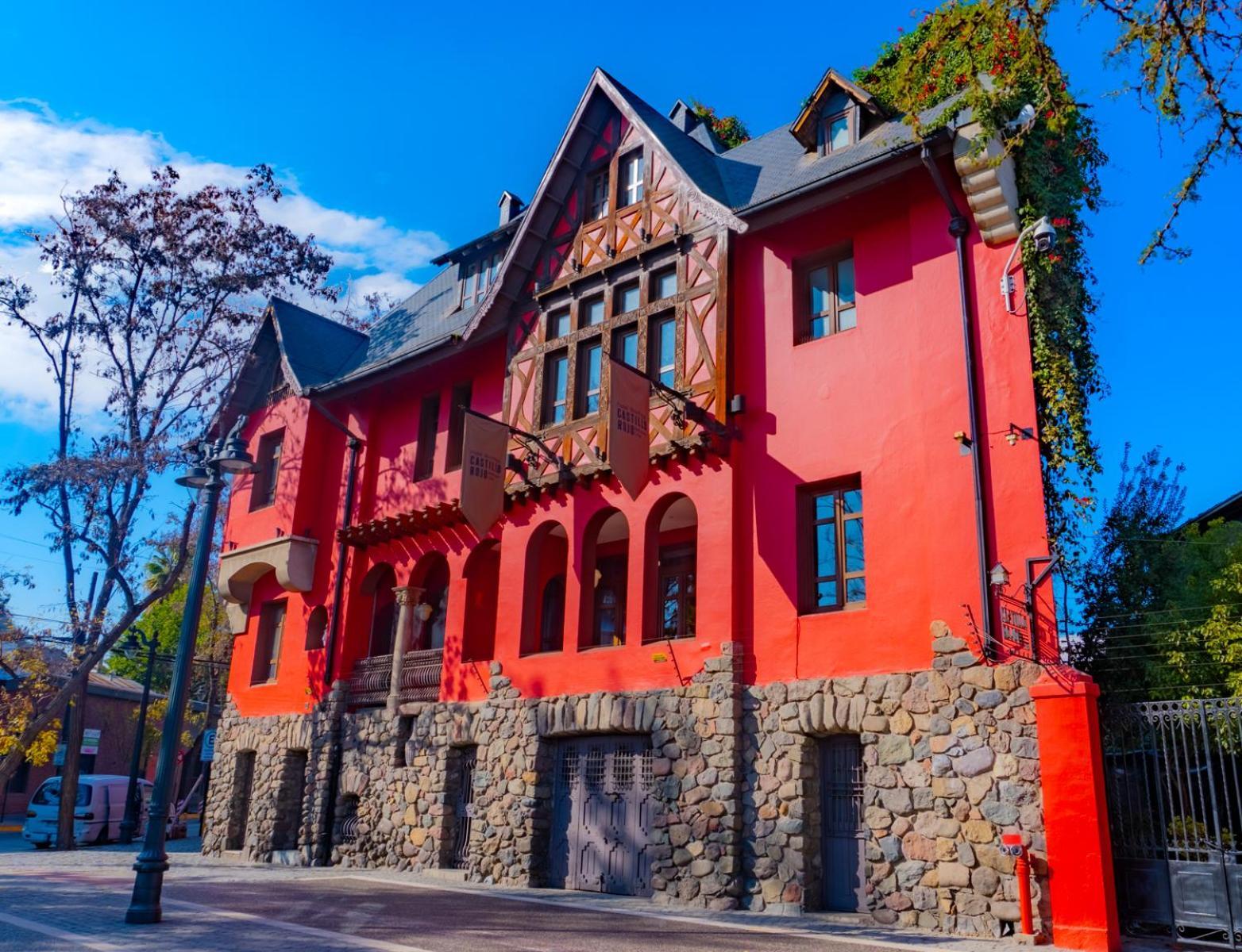 Hotel Boutique Castillo Rojo Santiago del Cile Esterno foto